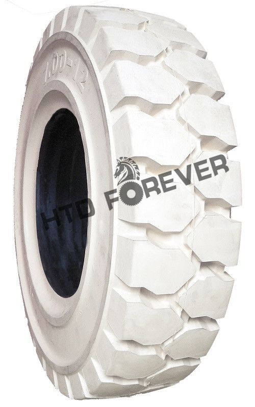 白色無恒實(shí)心輪胎