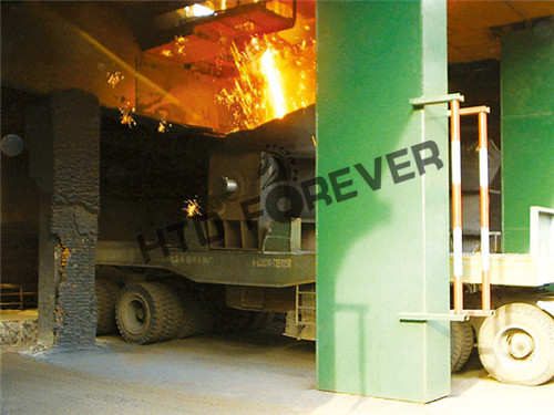 鋼鐵水包運輸車實心輪胎